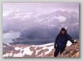 Brent at cirque peak summit
