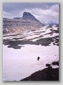 Sherri crossing snow field